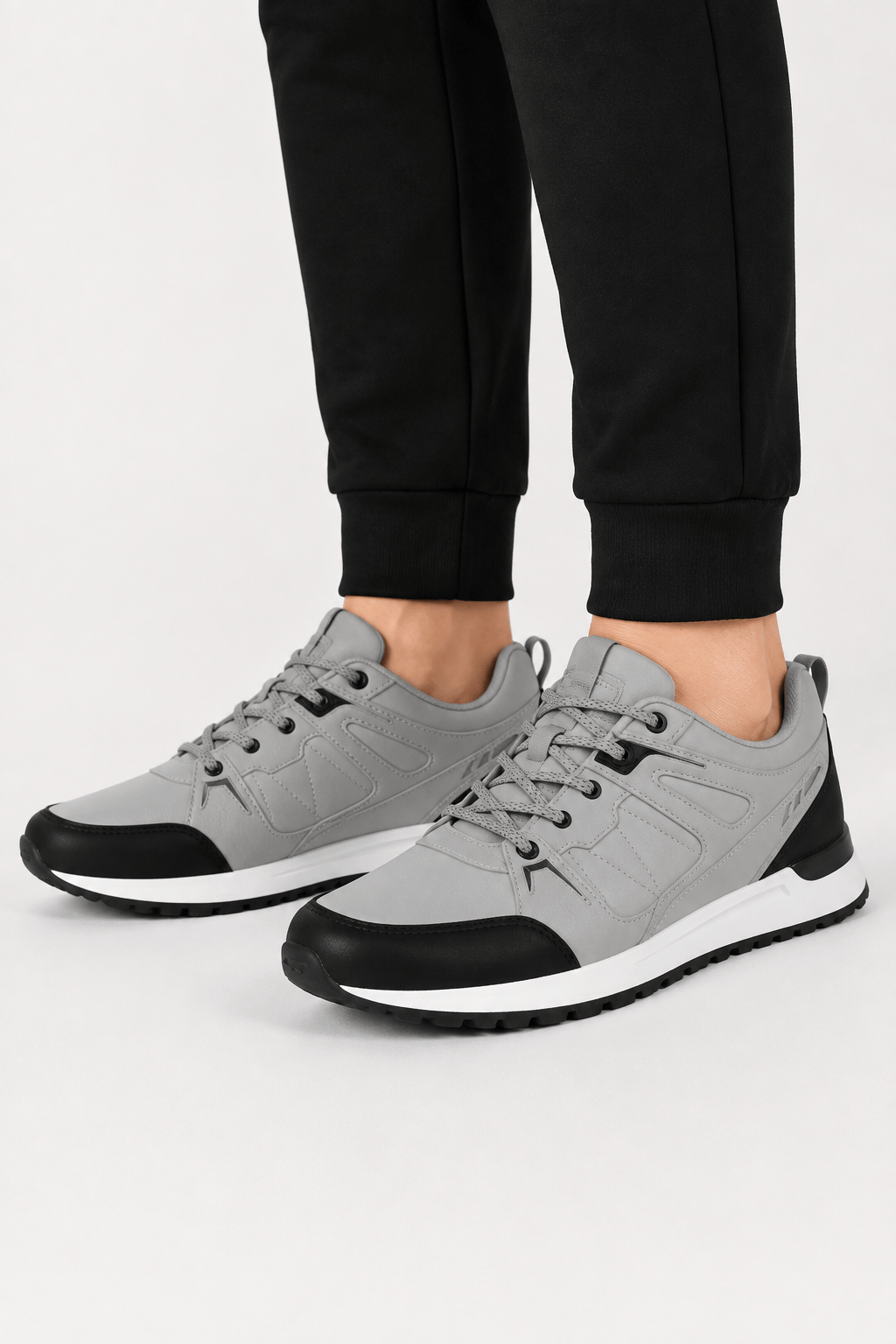 Erkek 4 Mevsim Rahat Spor Comfort Outdoor Ayakkabı GRİ