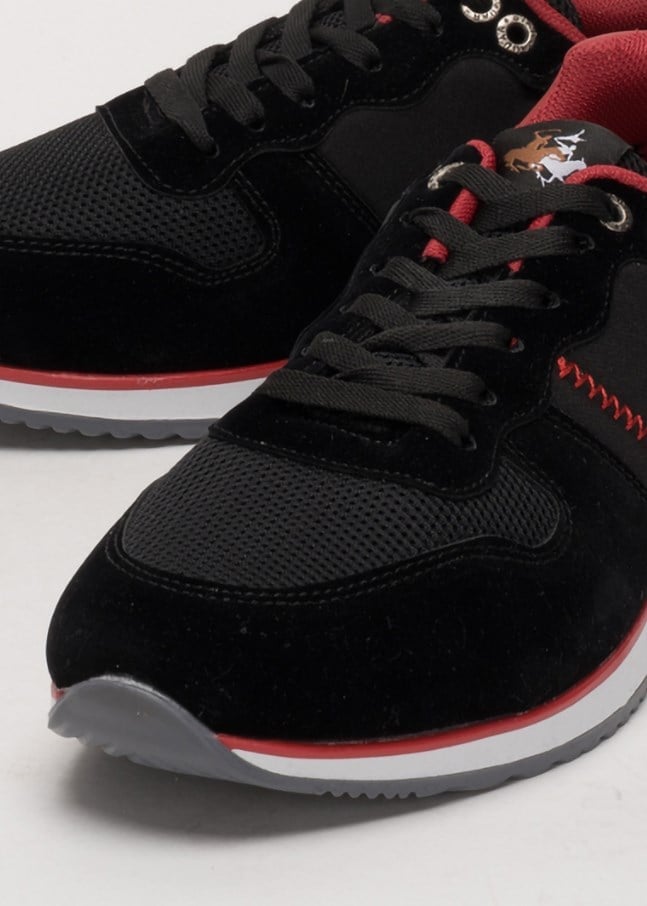 Erkek Airfile Sneaker Ayakkabı SİYAH-KIRMIZI