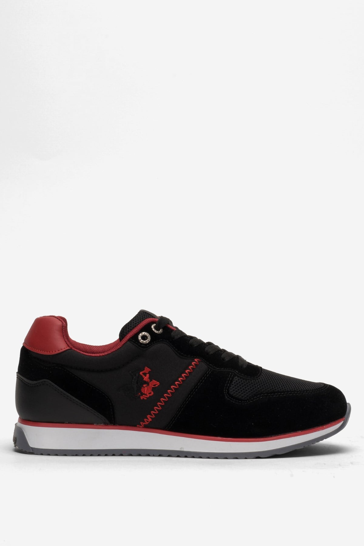 Erkek Airfile Sneaker Ayakkabı SİYAH-KIRMIZI