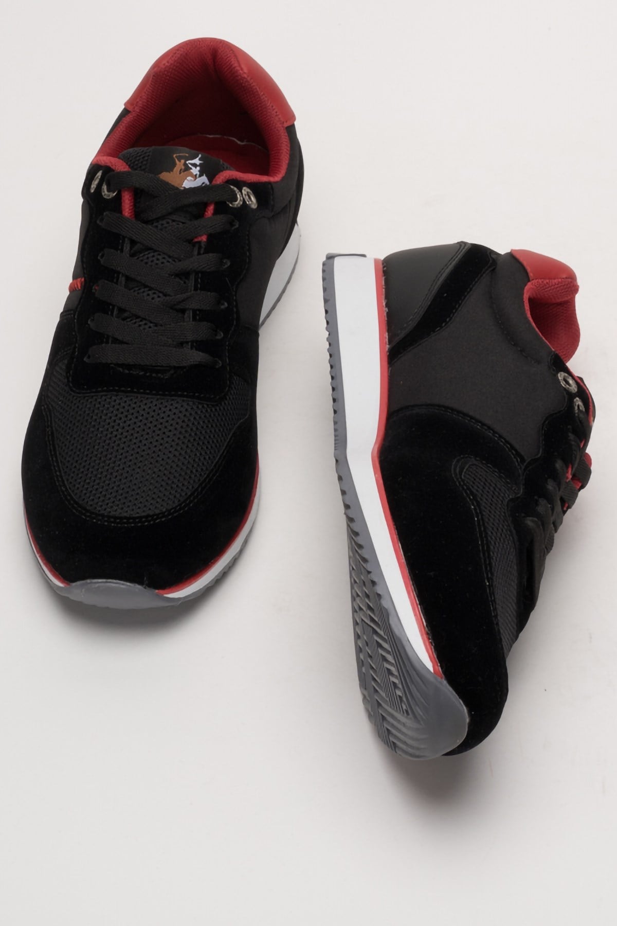 Erkek Airfile Sneaker Ayakkabı SİYAH-KIRMIZI