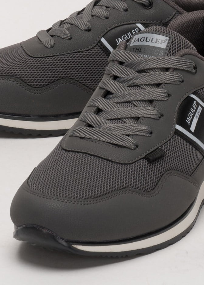 Erkek Airfile Sneaker Spor Ayakkabı FÜME - SİYAH
