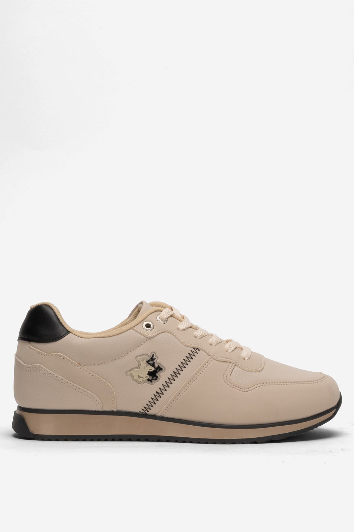 Erkek Cilt Sneaker Ayakkabı BEJ
