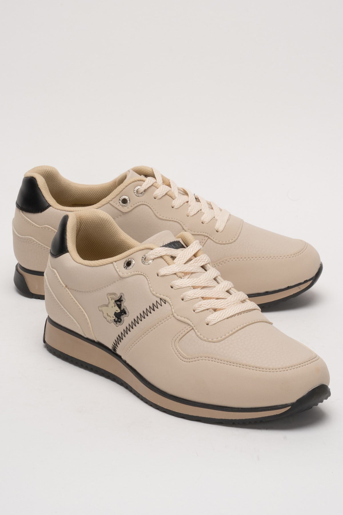 Erkek Cilt Sneaker Ayakkabı BEJ