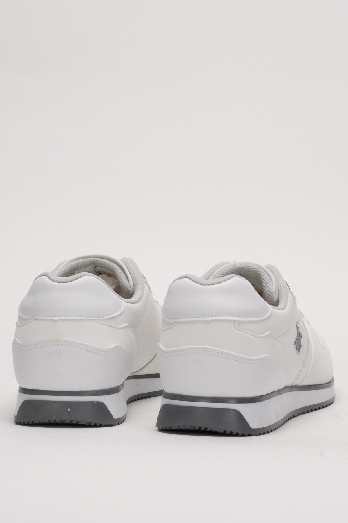 Erkek Cilt Sneaker Ayakkabı BEYAZ