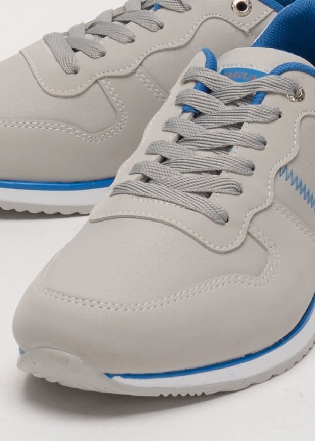 Erkek Cilt Sneaker Ayakkabı BUZ - SAKS