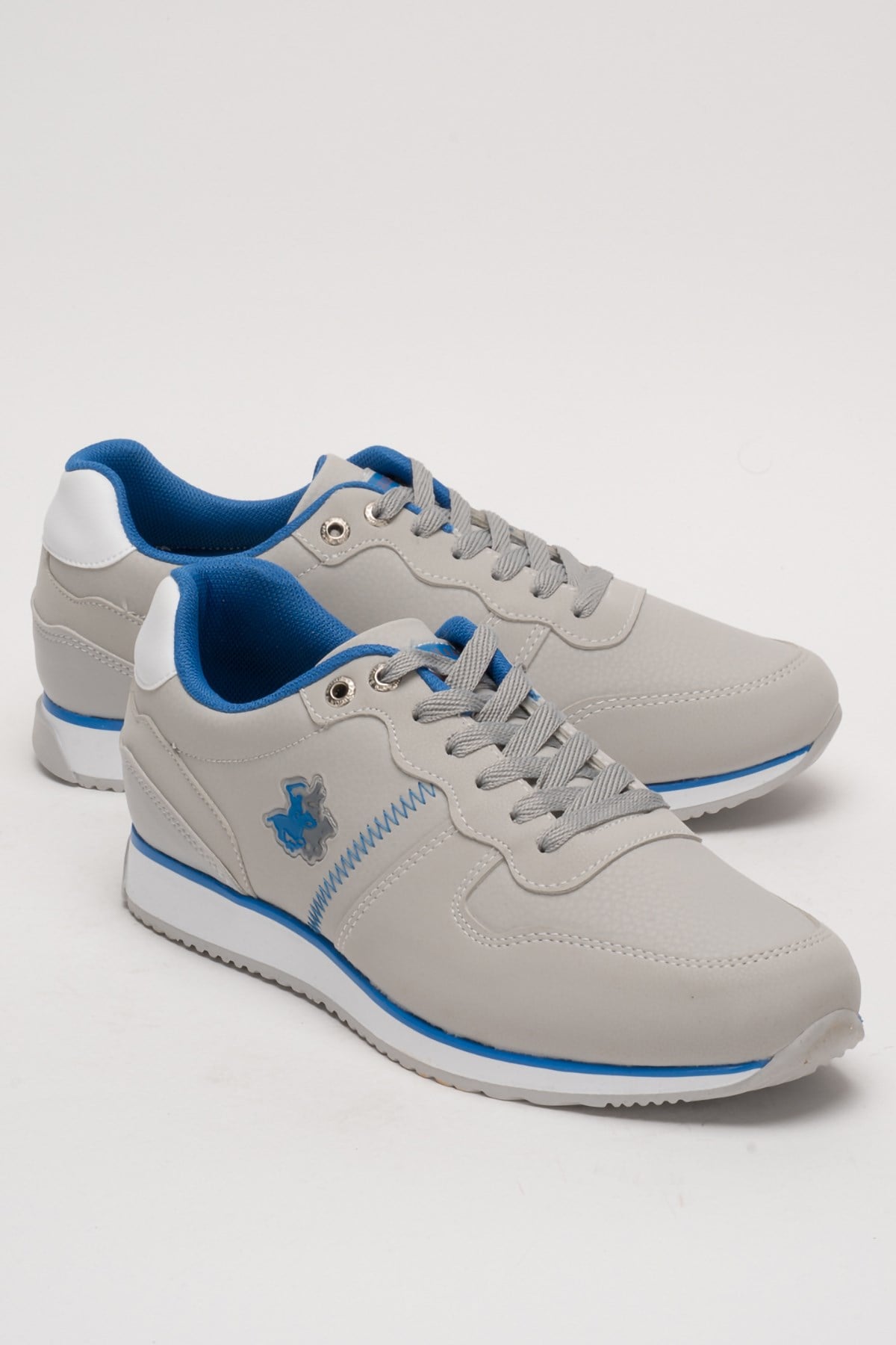 Erkek Cilt Sneaker Ayakkabı BUZ - SAKS