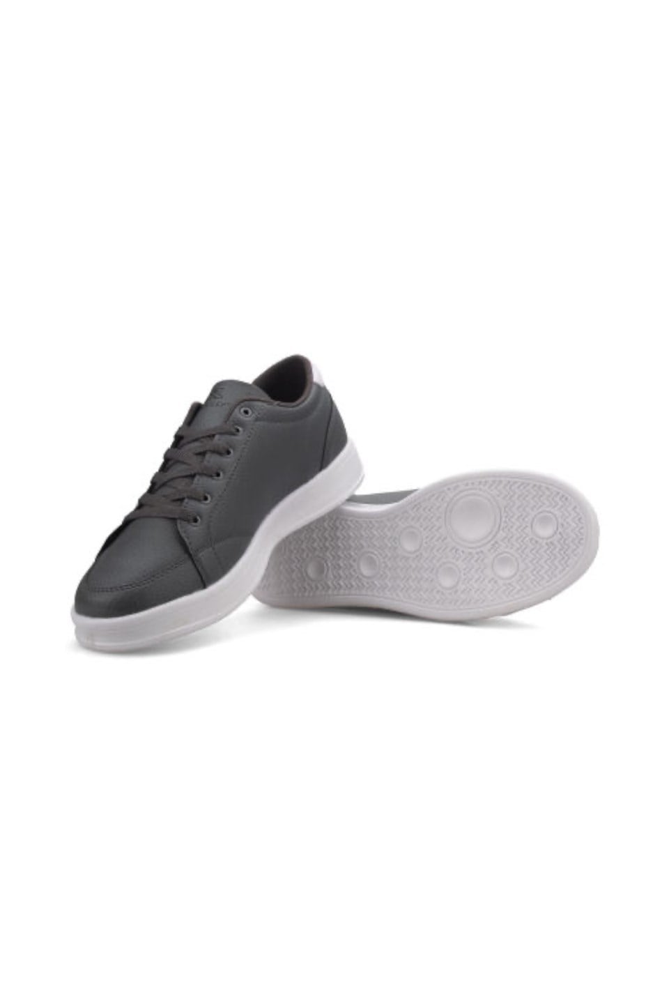 Erkek Cilt Sneaker Ayakkabı FÜME