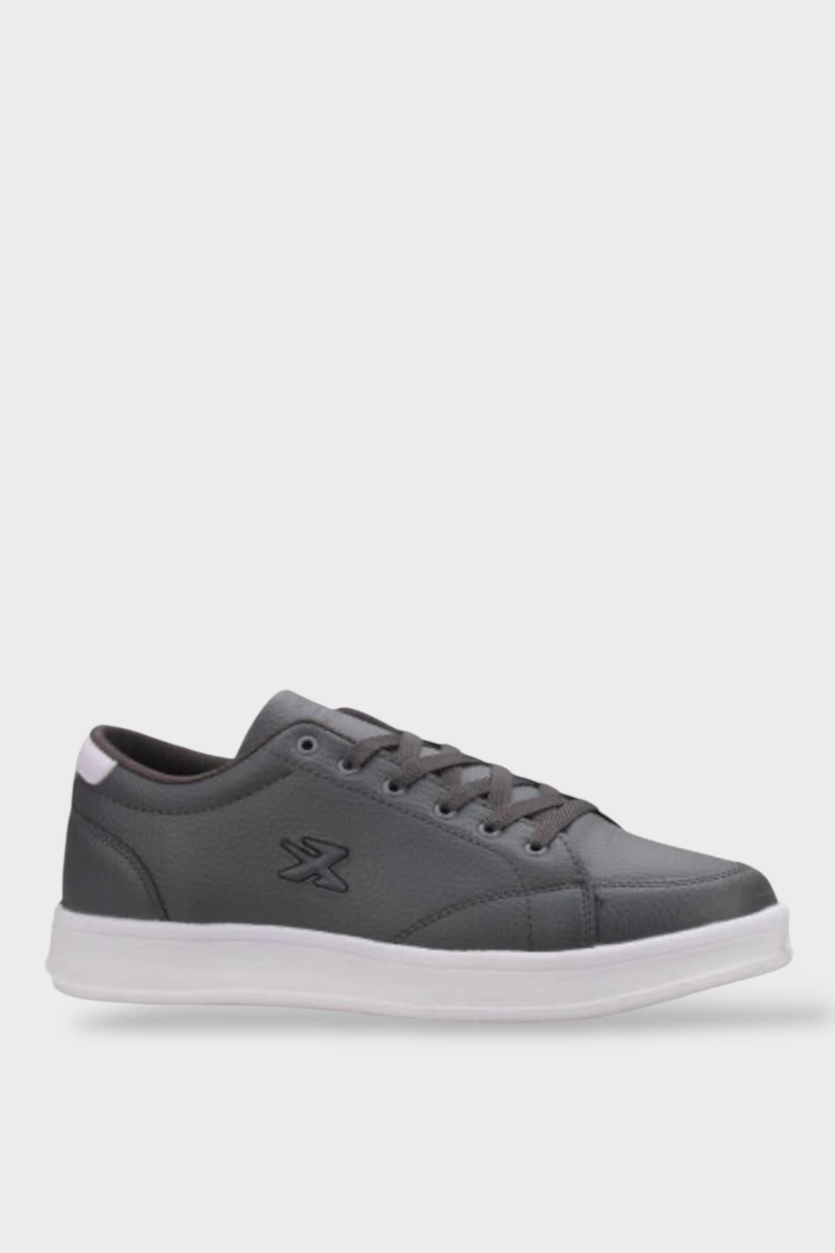 Erkek Cilt Sneaker Ayakkabı FÜME