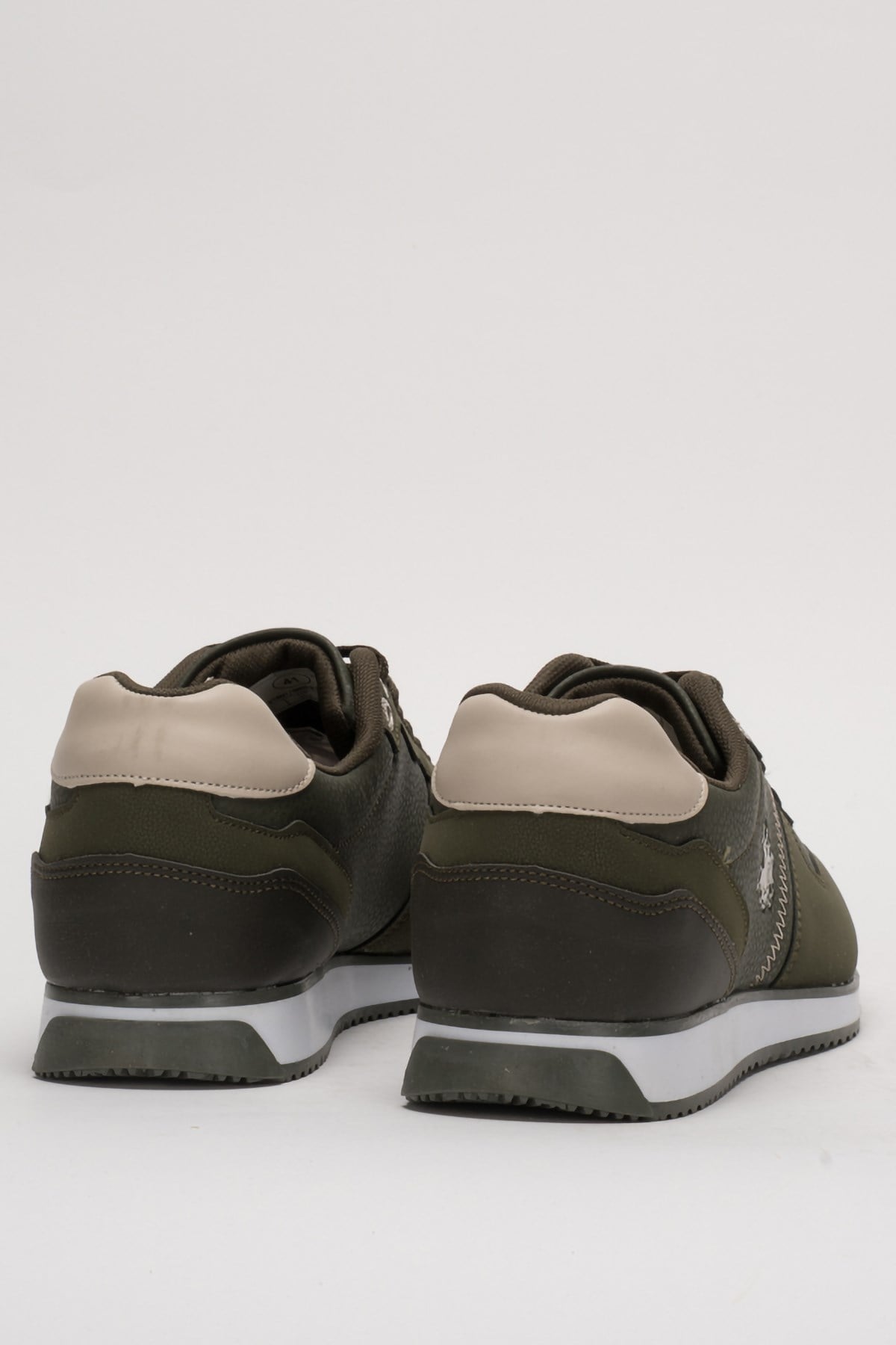 Erkek Cilt Sneaker Ayakkabı HAKİ