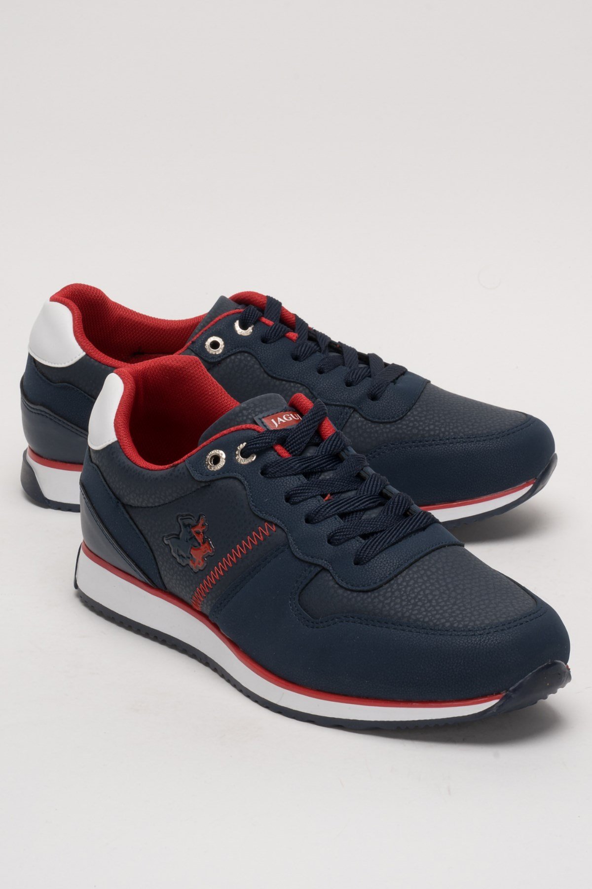 Erkek Cilt Sneaker Ayakkabı LACİVERT