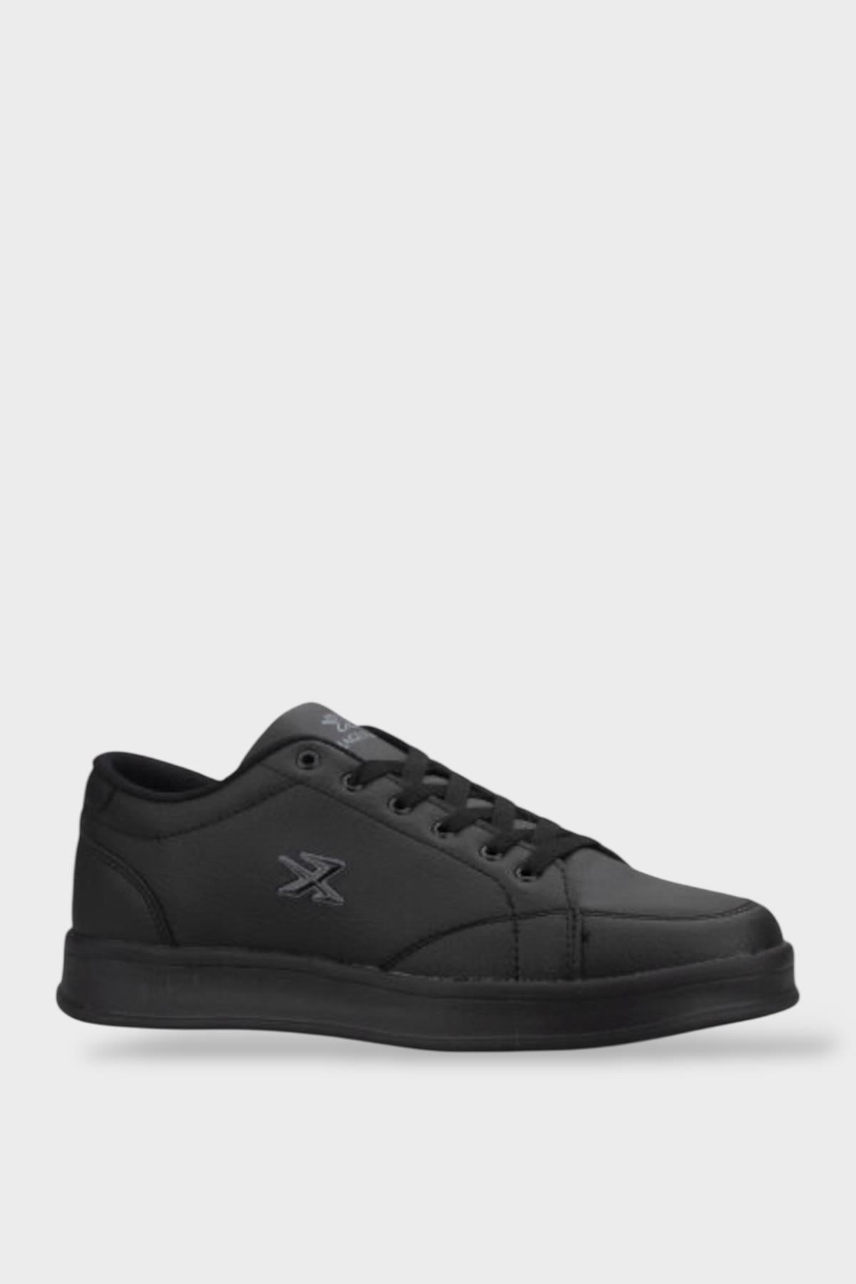 Erkek Cilt Sneaker Ayakkabı SİYAH