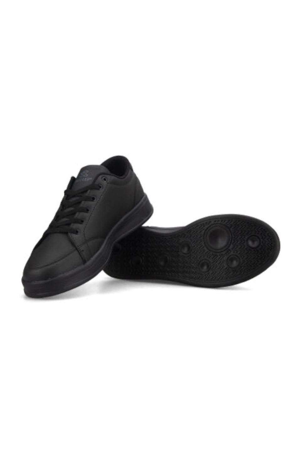 Erkek Cilt Sneaker Ayakkabı SİYAH