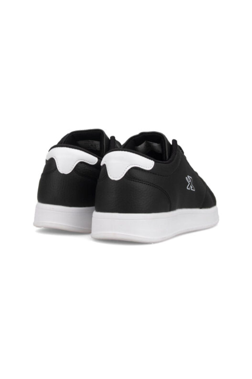 Erkek Cilt Sneaker Ayakkabı SİYAH-BEYAZ