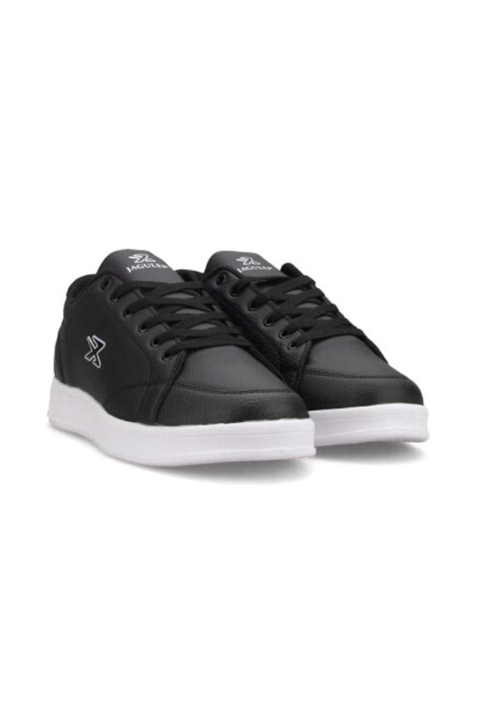 Erkek Cilt Sneaker Ayakkabı SİYAH-BEYAZ