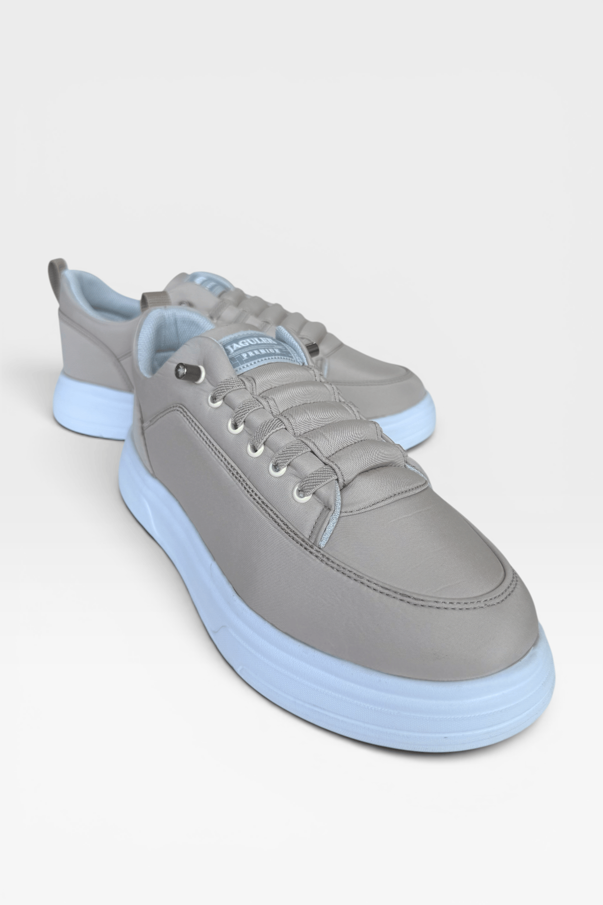 Erkek Faylon Taban Akıllı Bağcıklı Paraşüt Malzeme Sneaker Ayakkabı KUM