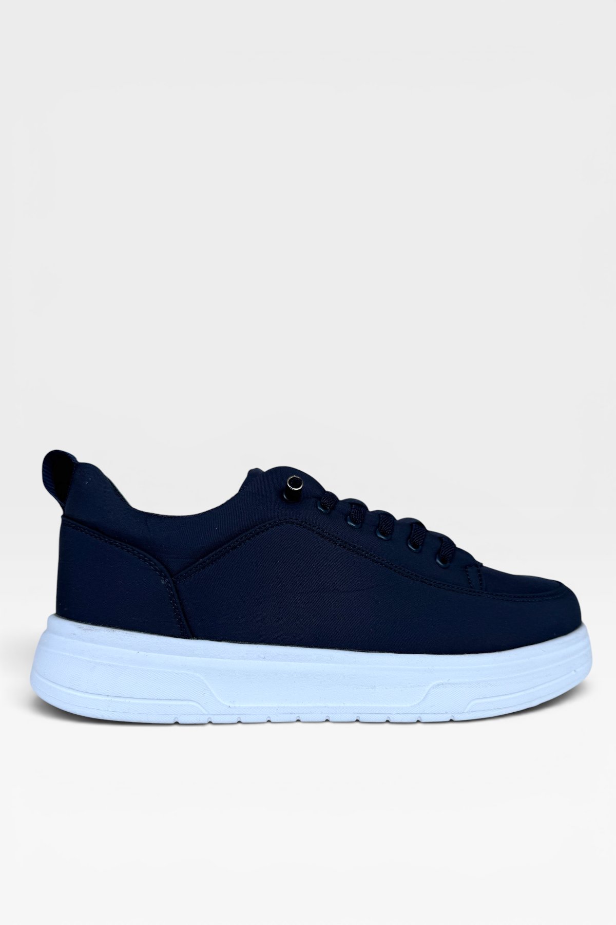 Erkek Faylon Taban Akıllı Bağcıklı Paraşüt Malzeme Sneaker Ayakkabı LACİVERT