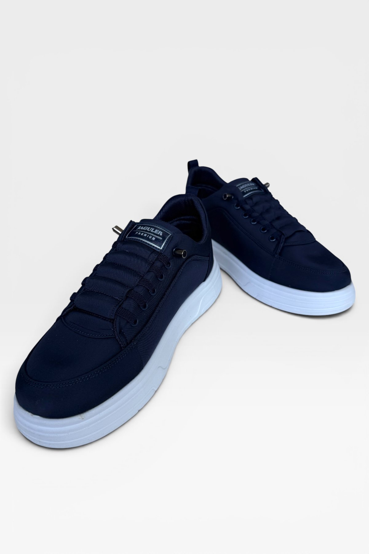 Erkek Faylon Taban Akıllı Bağcıklı Paraşüt Malzeme Sneaker Ayakkabı LACİVERT