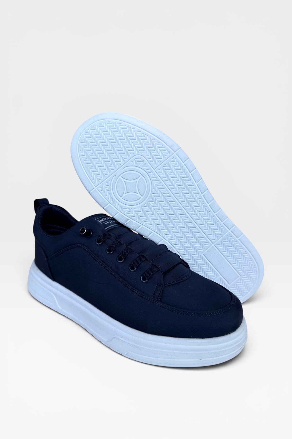 Erkek Faylon Taban Akıllı Bağcıklı Paraşüt Malzeme Sneaker Ayakkabı LACİVERT