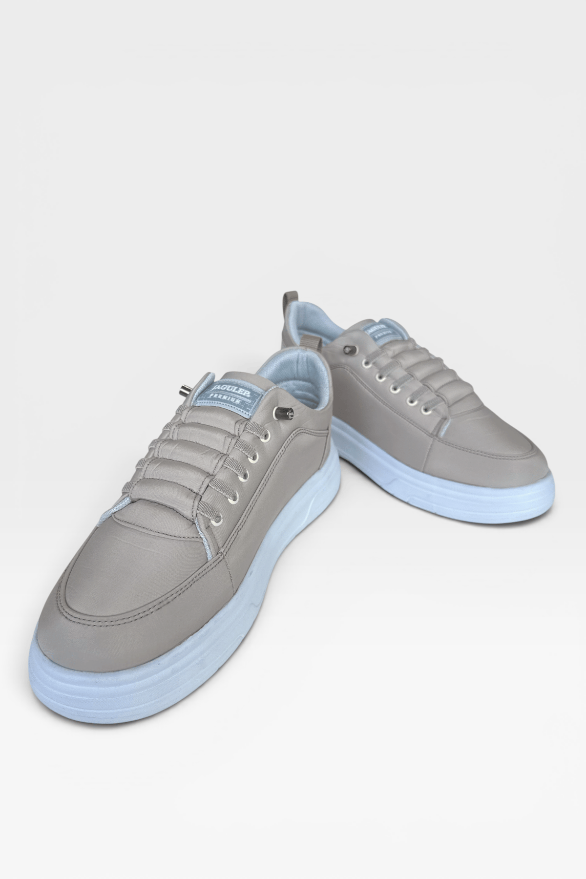 Erkek Faylon Taban Akıllı Bağcıklı Paraşüt Malzeme Sneaker Ayakkabı KUM