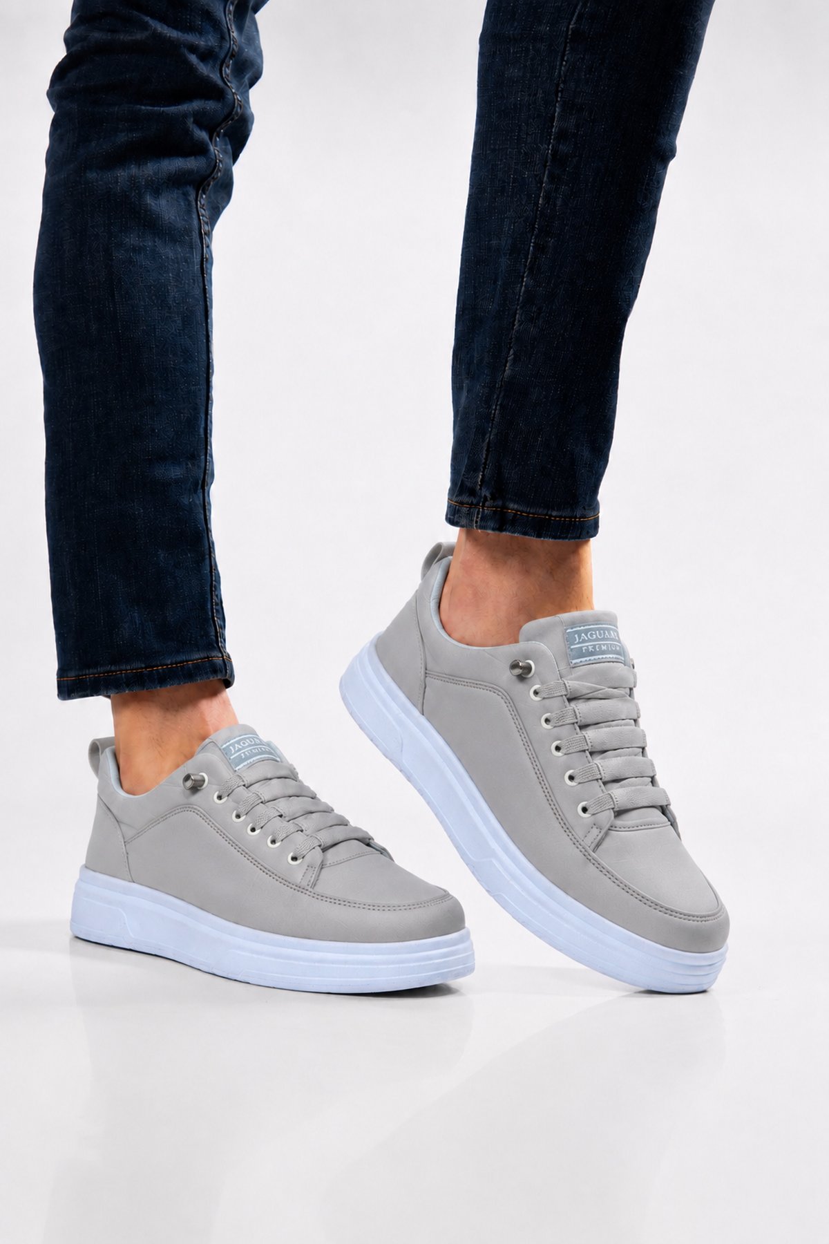 Erkek Faylon Taban Akıllı Bağcıklı Paraşüt Malzeme Sneaker Ayakkabı KUM