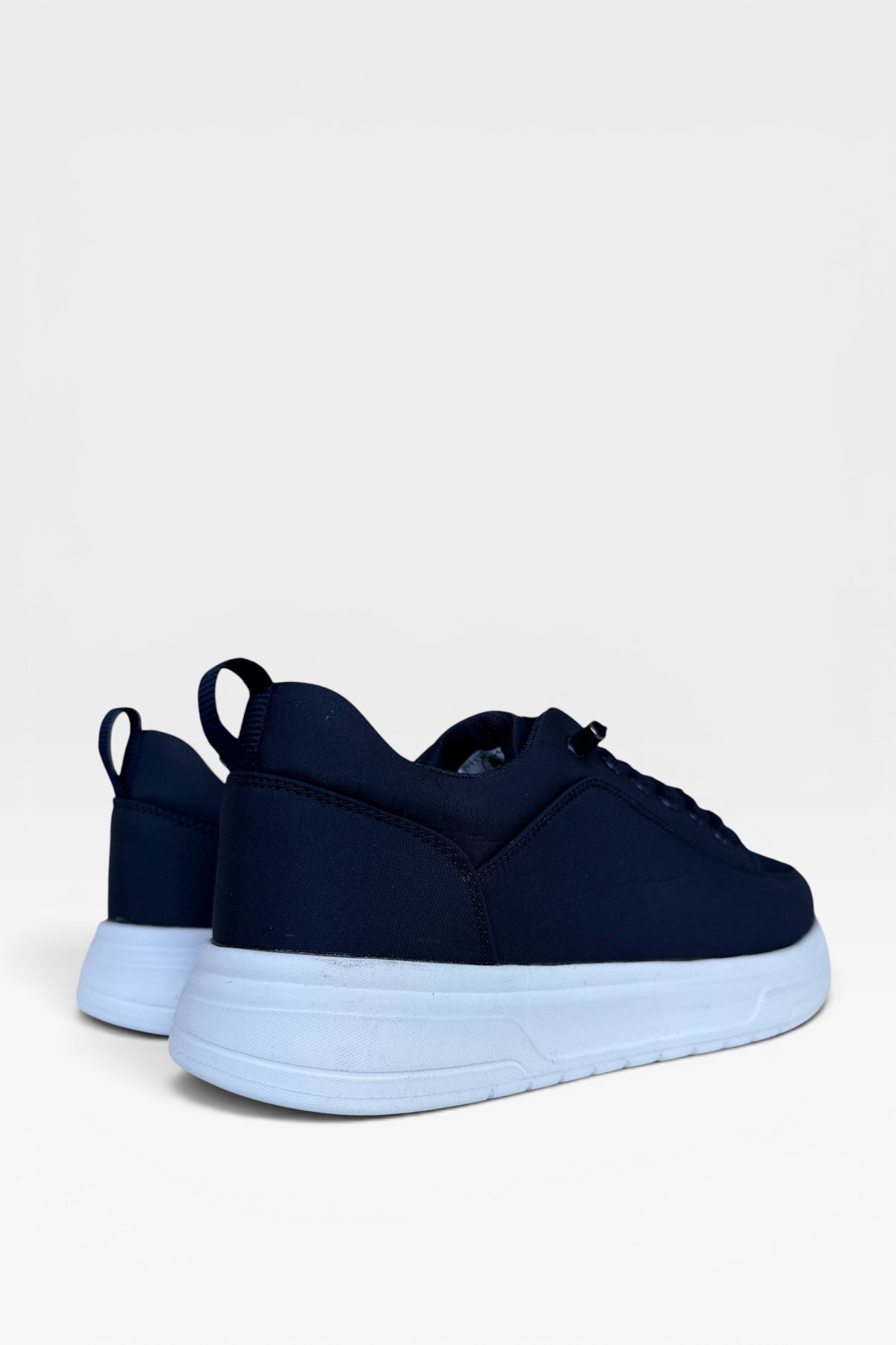 Erkek Faylon Taban Akıllı Bağcıklı Paraşüt Malzeme Sneaker Ayakkabı LACİVERT