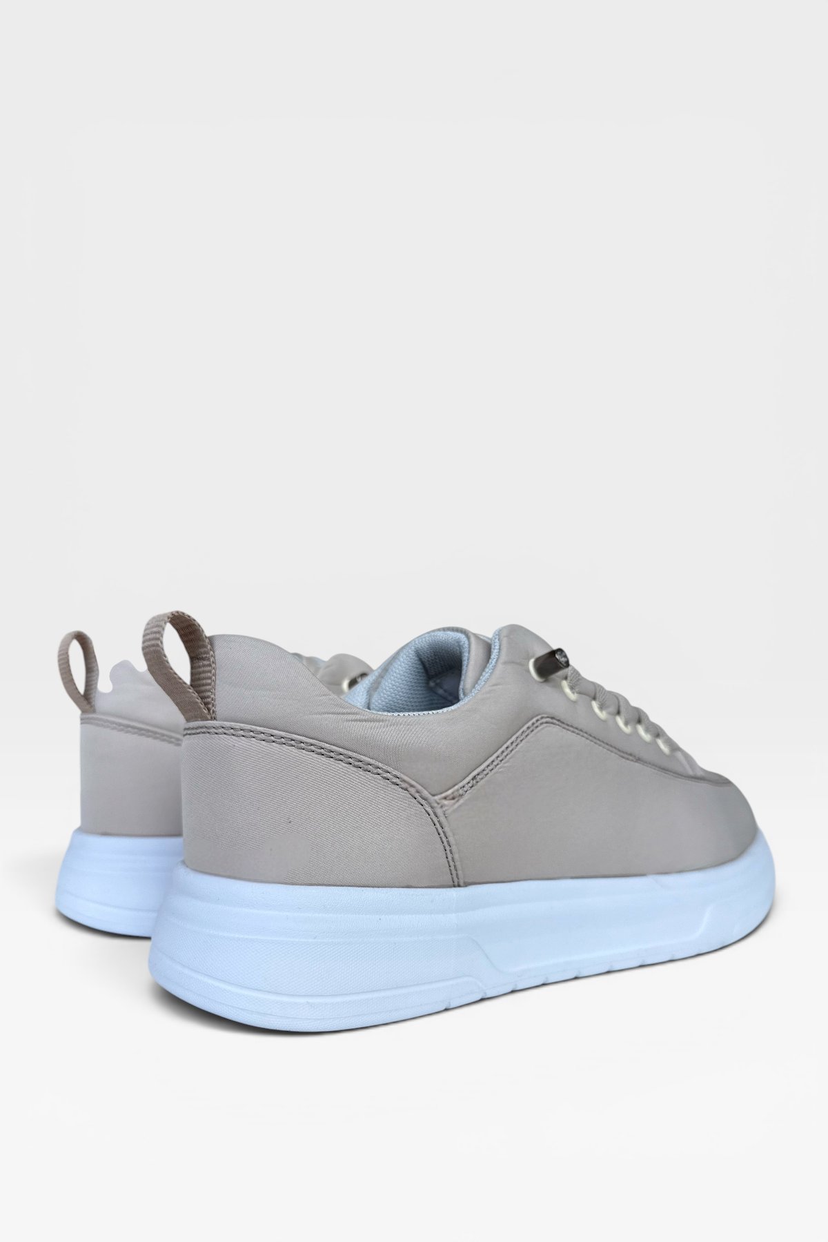 Erkek Faylon Taban Akıllı Bağcıklı Paraşüt Malzeme Sneaker Ayakkabı KUM