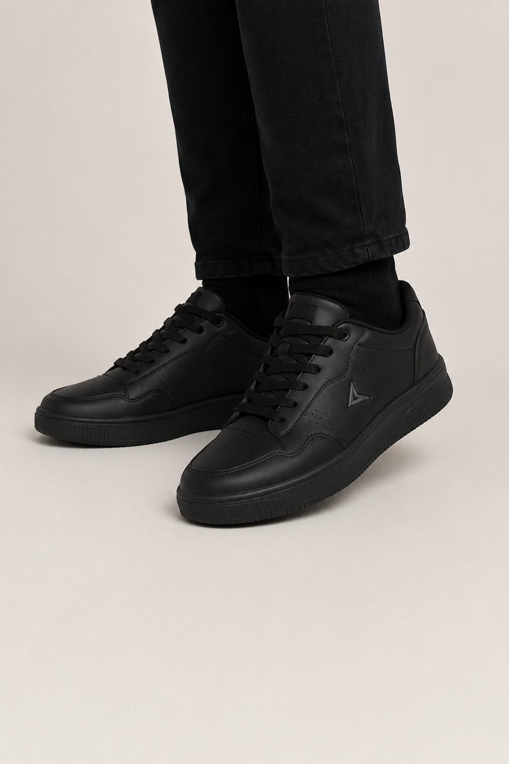 Erkek Faylon Taban Cilt Sneaker Ayakkabı SİYAH