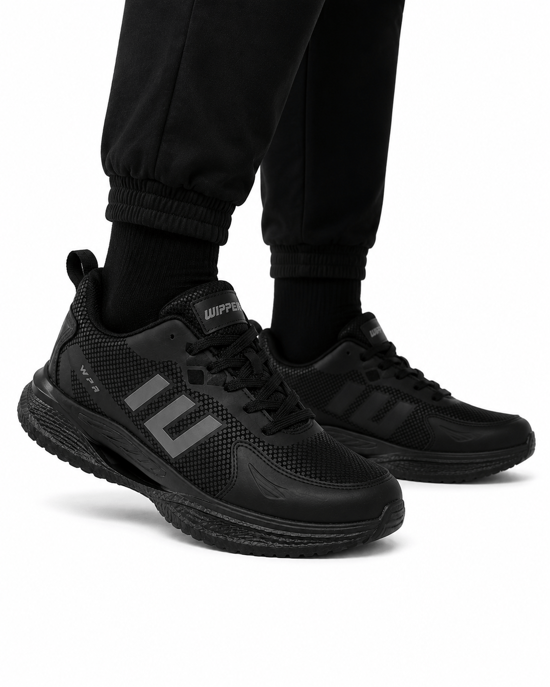 Erkek Faylon Taban Cilt Sneaker Ayakkabı SİYAH
