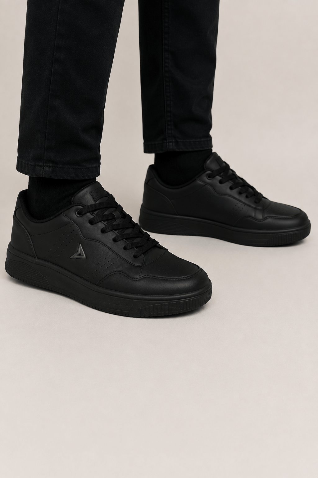 Erkek Faylon Taban Cilt Sneaker Ayakkabı SİYAH
