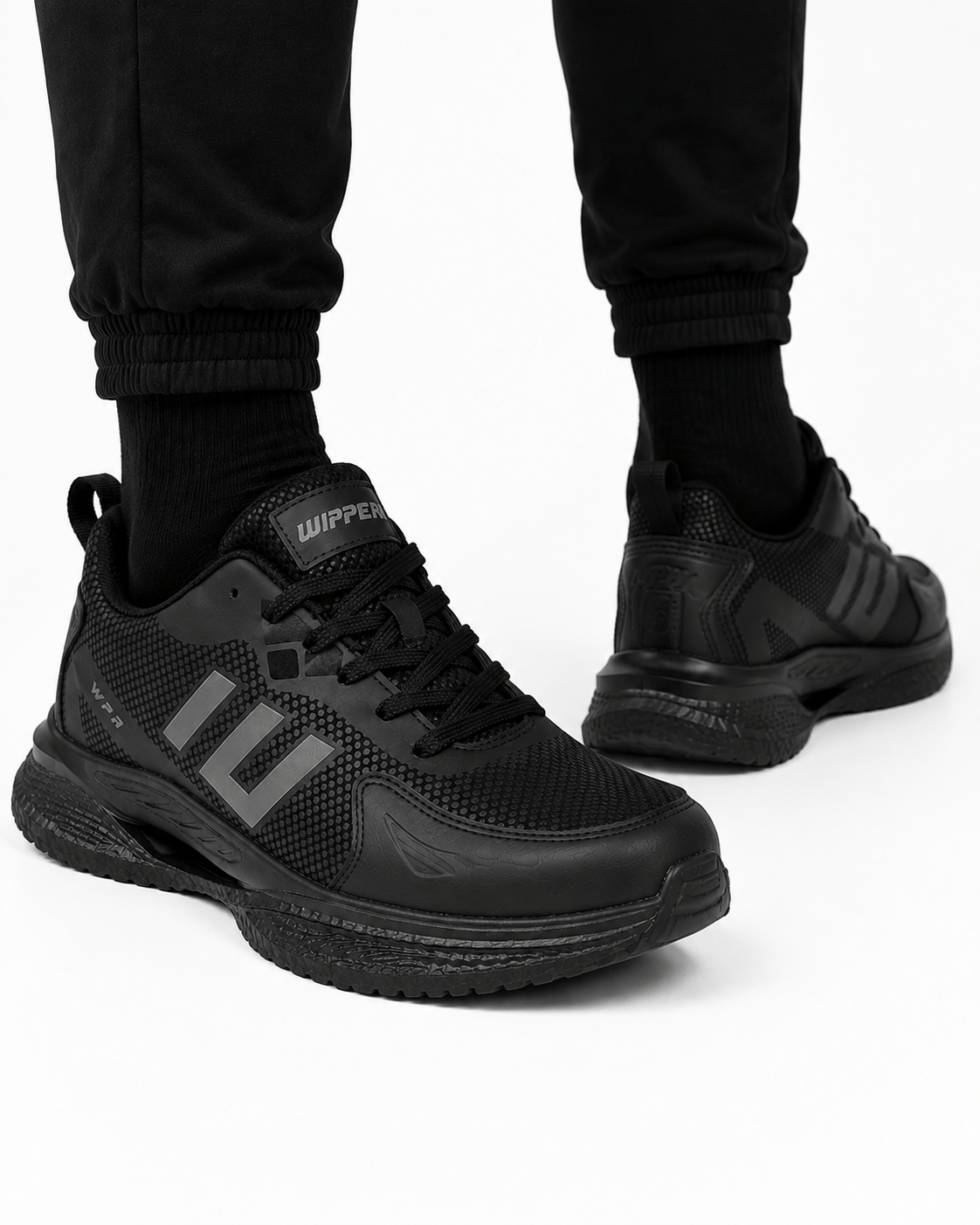Erkek Faylon Taban Cilt Sneaker Ayakkabı SİYAH