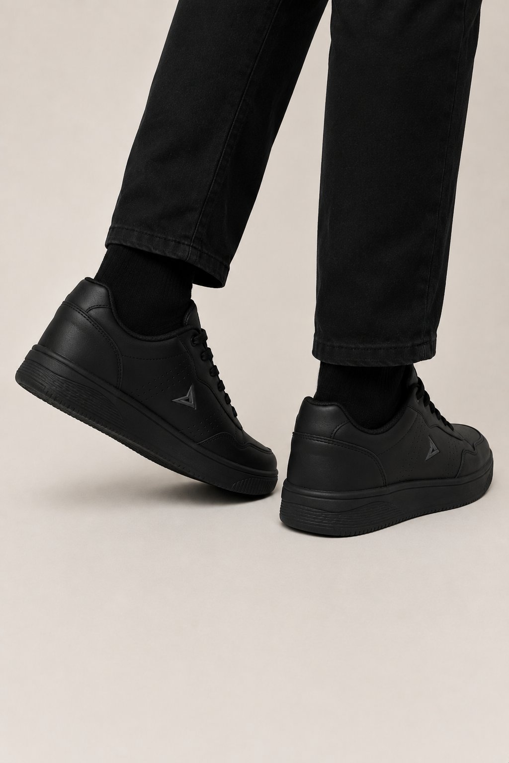 Erkek Faylon Taban Cilt Sneaker Ayakkabı SİYAH