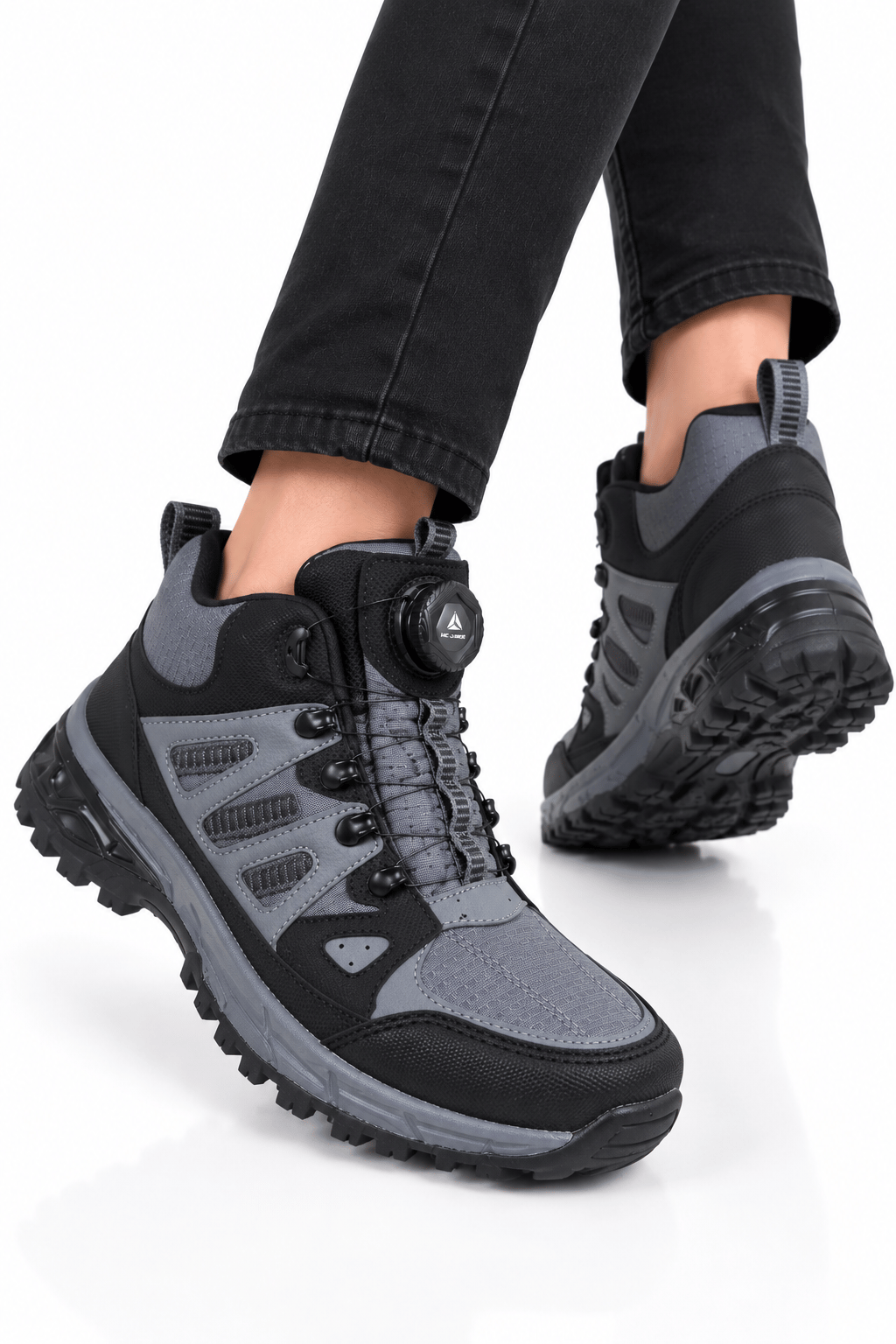 Erkek Kaydırmaz Taban Mekanizma Bağcıklı Trekking & Outdoor Bot FÜME
