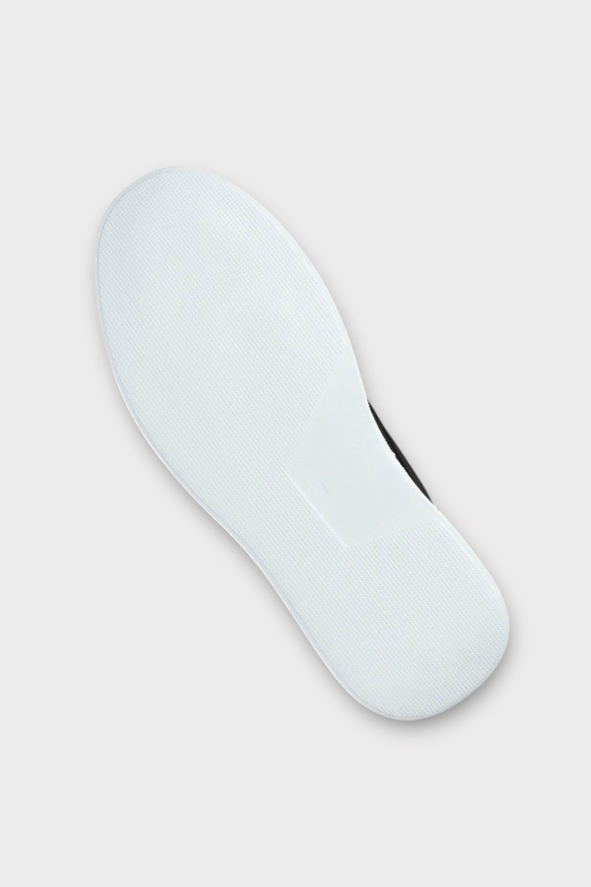 Erkek Keten Gabardin Kumaş Sneaker Ayakkabı SİYAH - BEYAZ