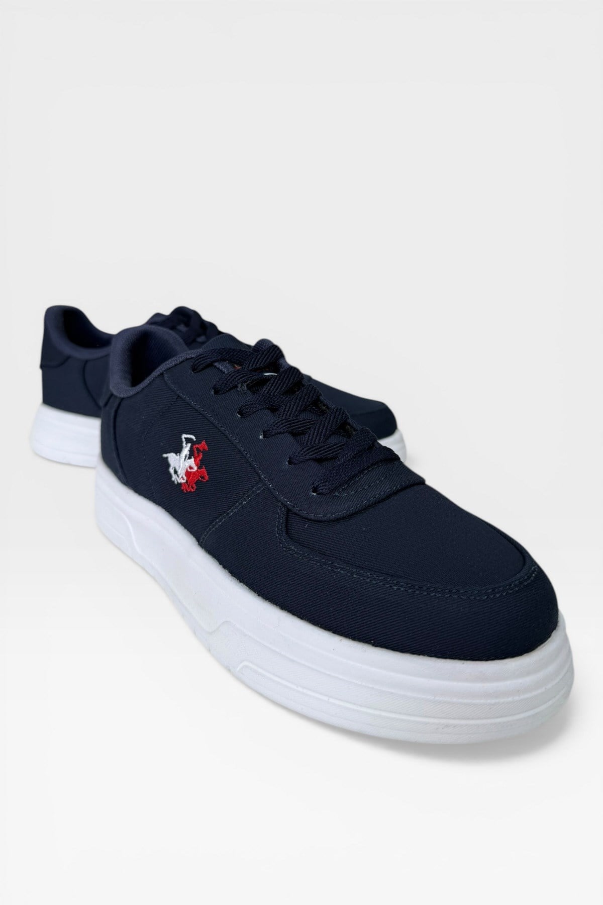 Erkek Keten Sneaker Ayakkabı LACİVERT