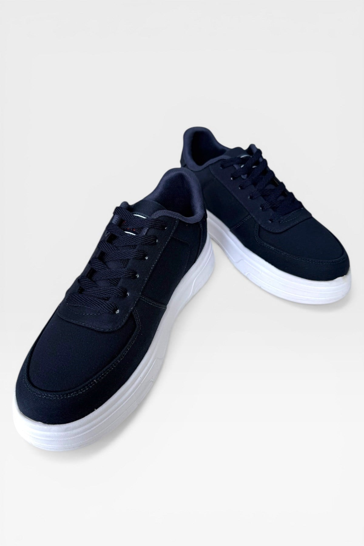 Erkek Keten Sneaker Ayakkabı LACİVERT