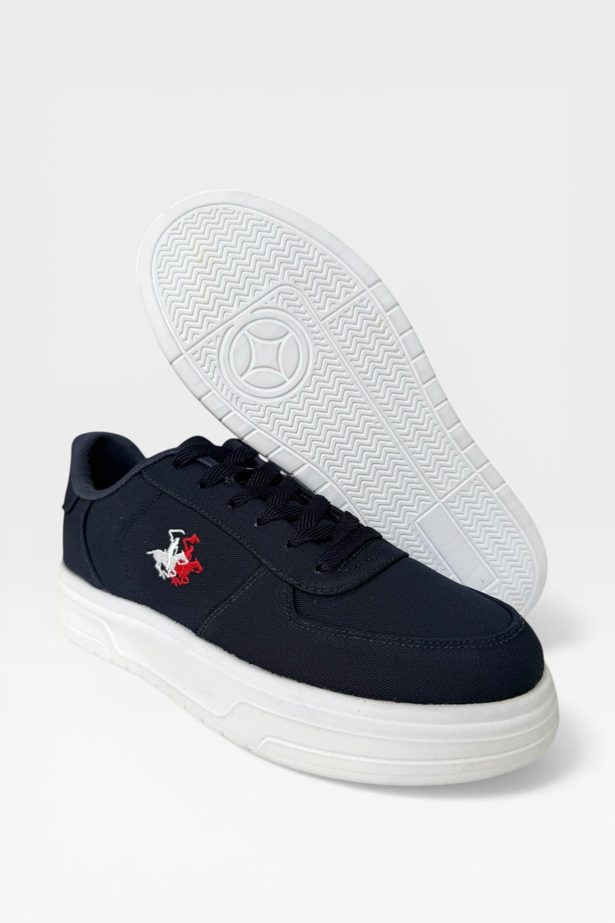 Erkek Keten Sneaker Ayakkabı LACİVERT