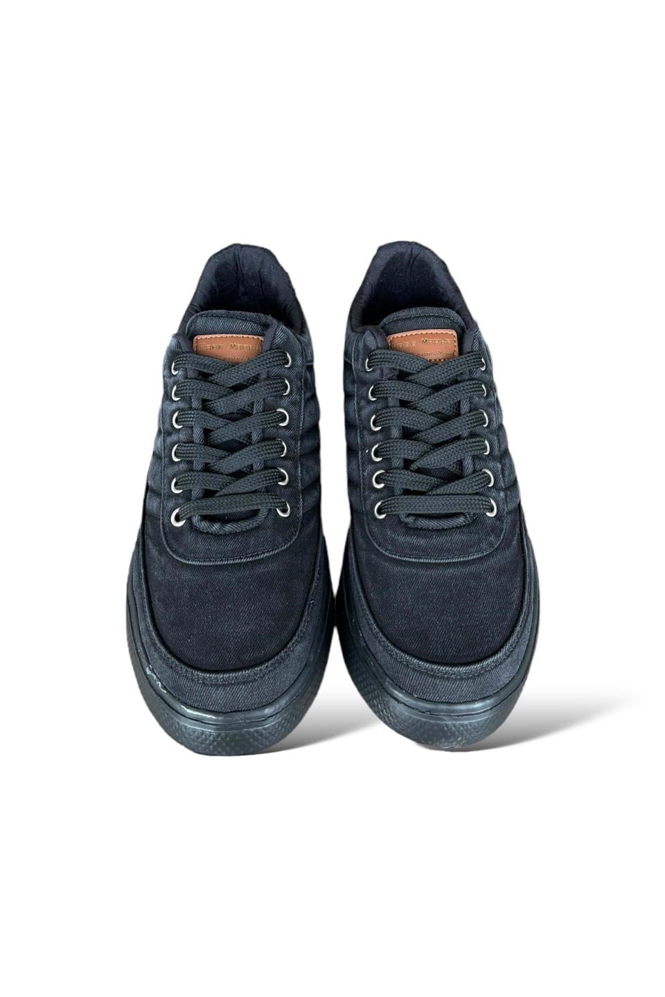 Erkek Keten Sneaker Ayakkabı SİYAH