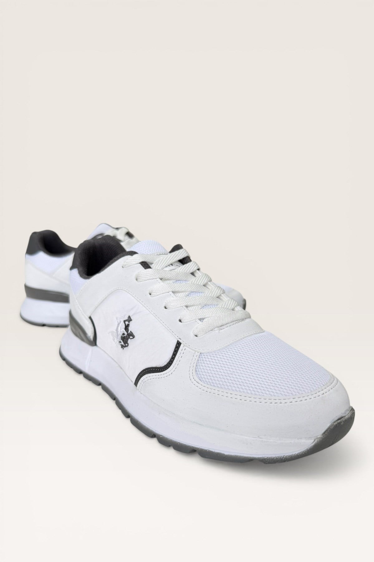 Erkek Ortopedik Airfile Yürüyüş Sneaker Spor Ayakkabı BEYAZ