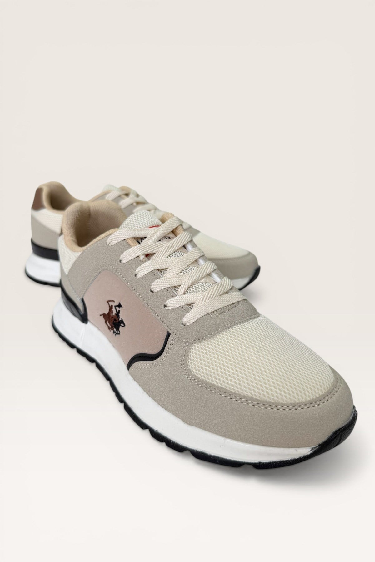 Erkek Ortopedik Airfile Yürüyüş Sneaker Spor Ayakkabı BEJ