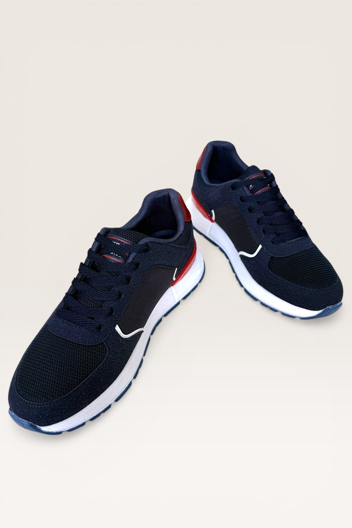 Erkek Ortopedik Airfile Yürüyüş Sneaker Spor Ayakkabı LACİVERT