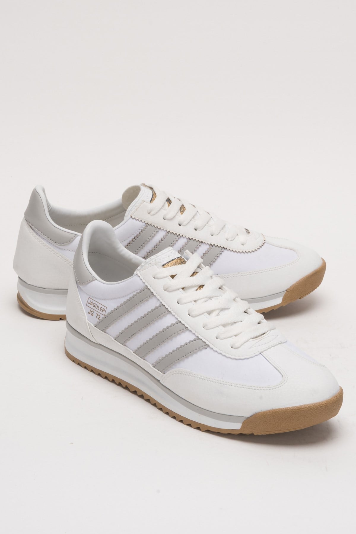 Erkek Rahat Taban Yumuşak Hafif Sneaker Spor Ayakkabı  BEYAZ - BUZ