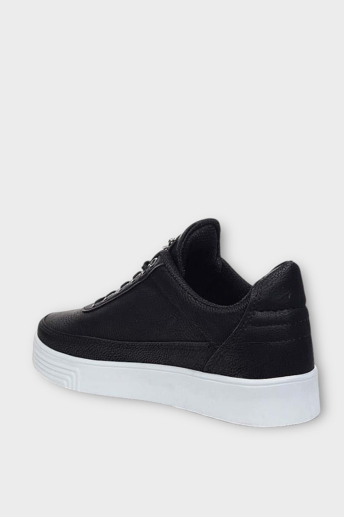 Erkek Şık Yumuşak Spor Sneaker Ayakkabı SİYAH - BEYAZ