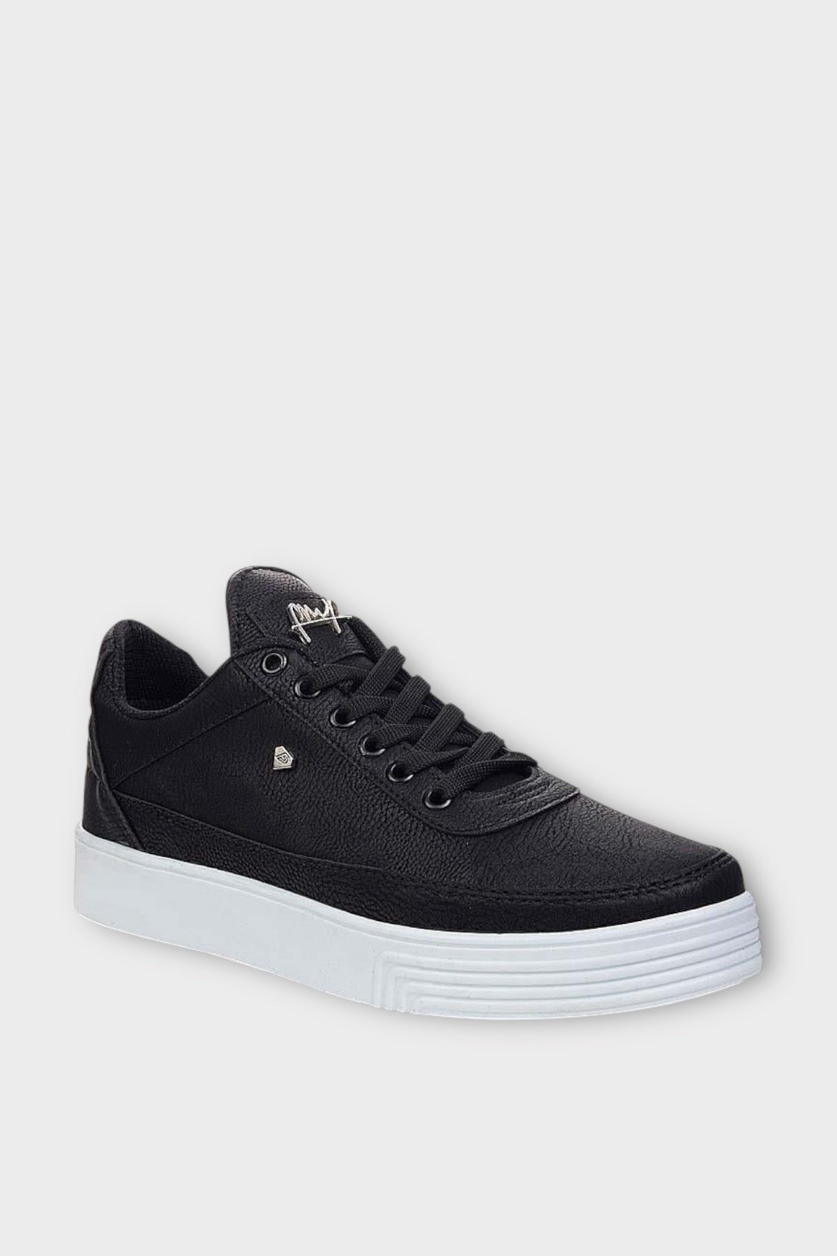 Erkek Şık Yumuşak Spor Sneaker Ayakkabı SİYAH - BEYAZ