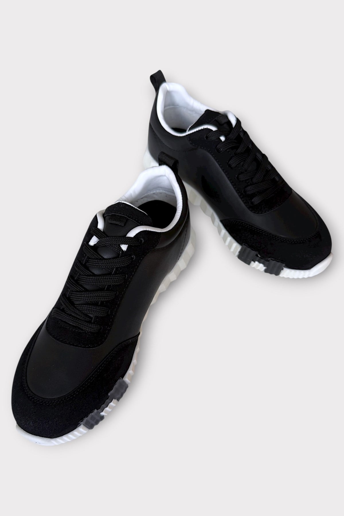 Erkek Sneaker Ayakkabı SİYAH - BEYAZ