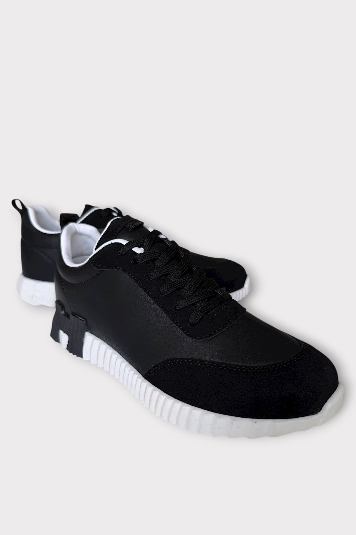Erkek Sneaker Ayakkabı SİYAH - BEYAZ