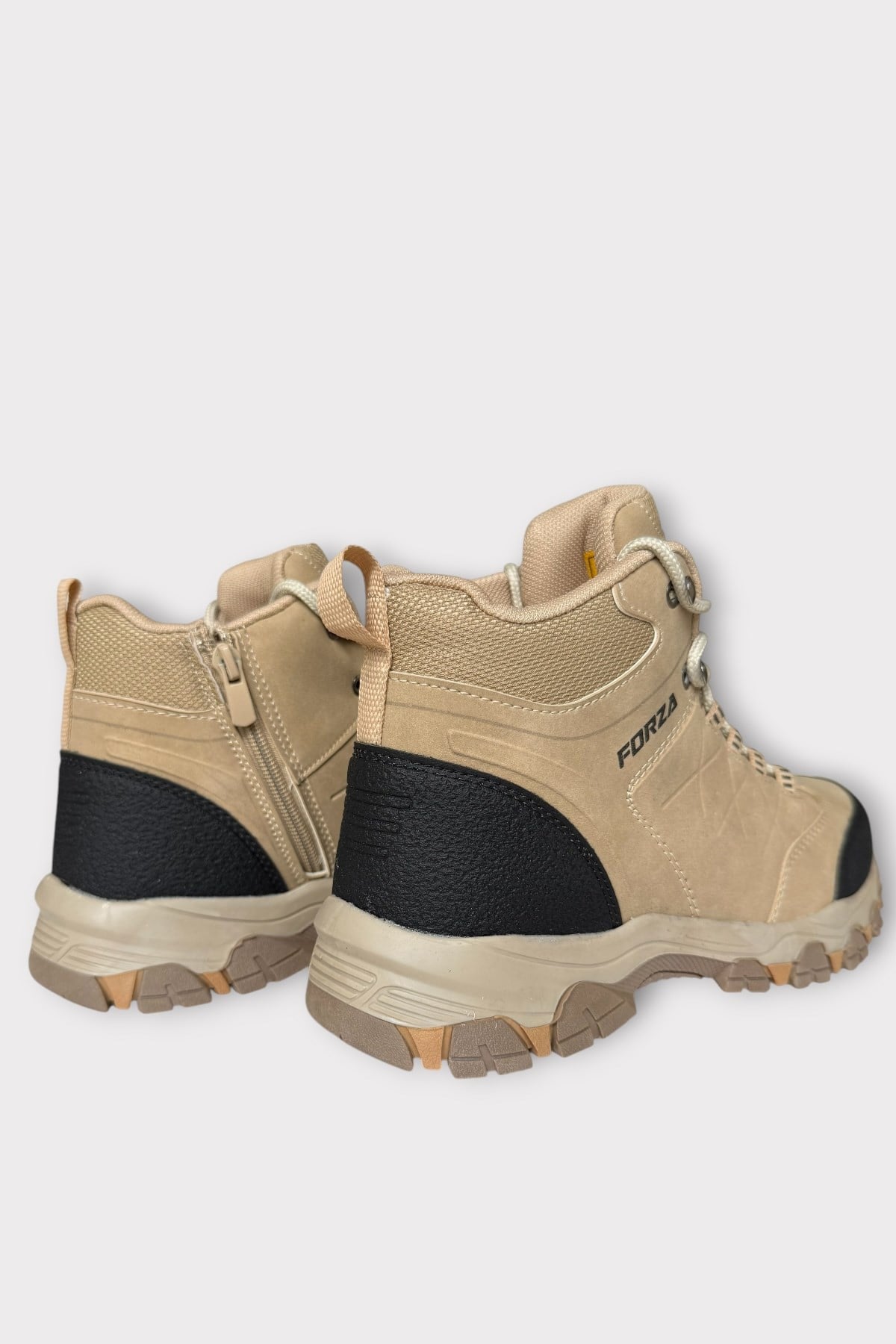 Erkek Soğuk Geçirmez Fermuarlı Trekking & Outdoor Bot BEJ