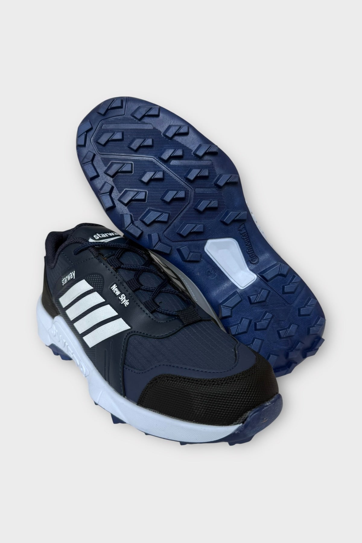 Erkek Soğuk Geçirmez Spor Outdoor Trekking Bot Ayakkabı LACİVERT