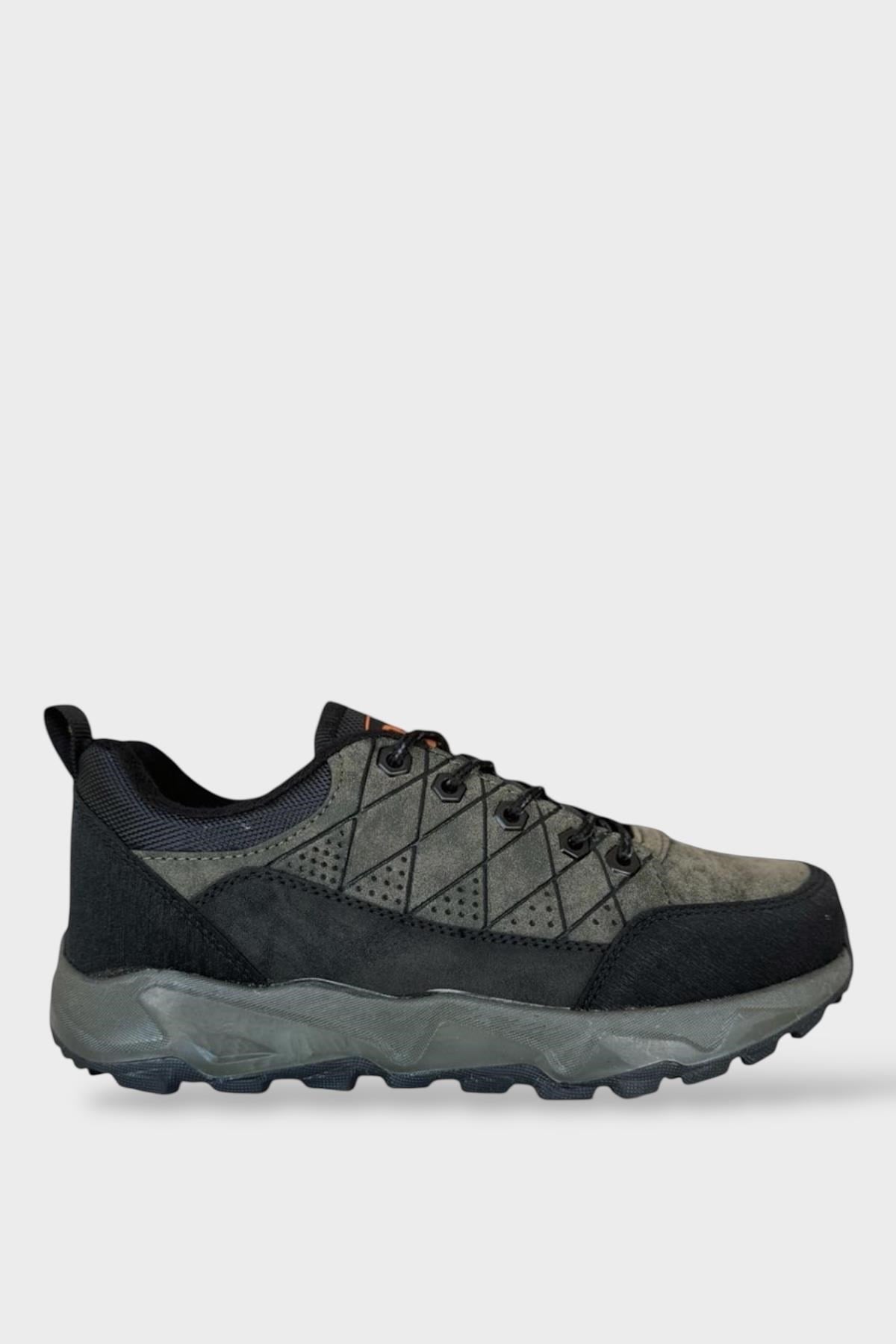 Erkek Soğuk Geçirmez Trekking Outdoor Ayakkabı HAKİ