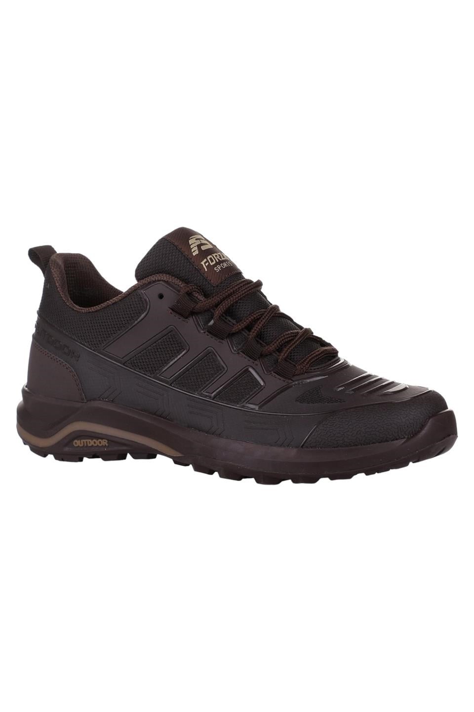 Erkek Soğuk ve Suya Dayanıklı Trekking Outdoor Ayakkabı KAHVERENGİ