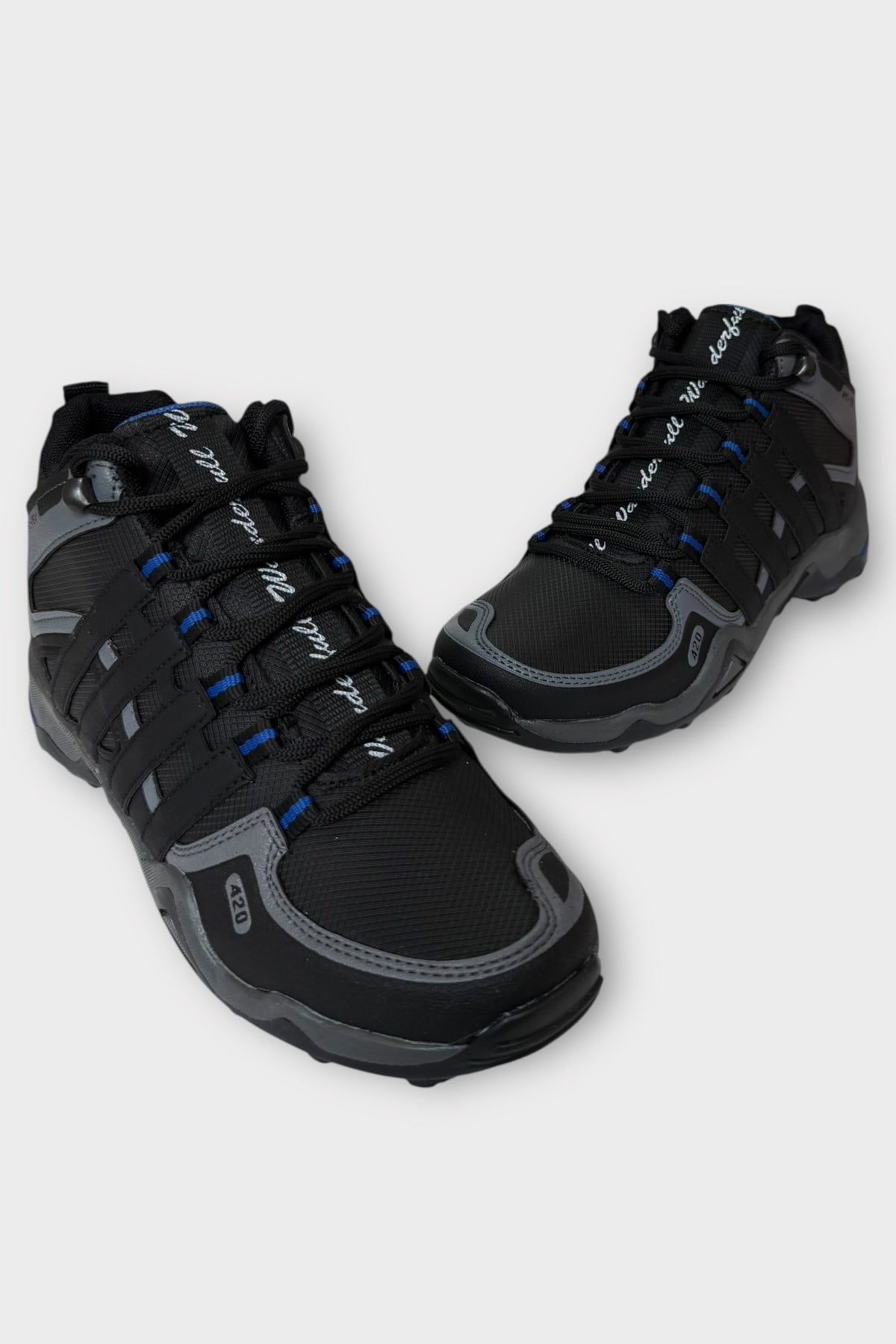 Erkek Spor Trekking & Outdoor Bot SİYAH - SAKS